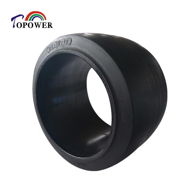 24X10X19 Press on Solid Tyre Industrial Rubber Wheel Tire for Milling Machine