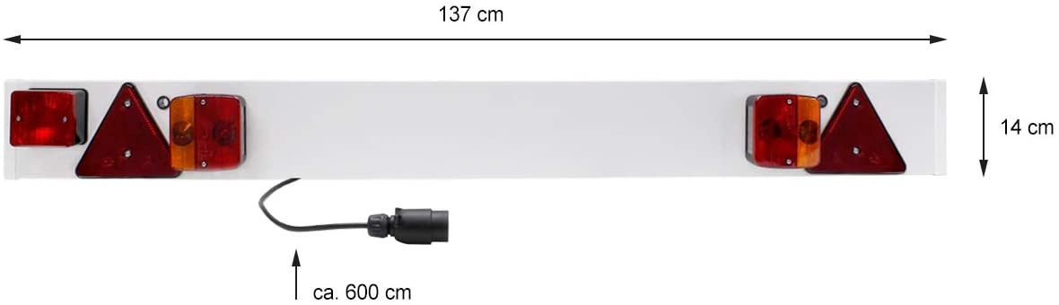 Trailer Lighting Board with Difference Size