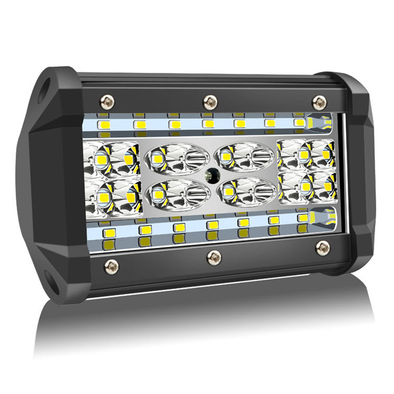 Wholesale LED 5 Inches Four Rows 90W High Brightness Auxiliary Spotlight