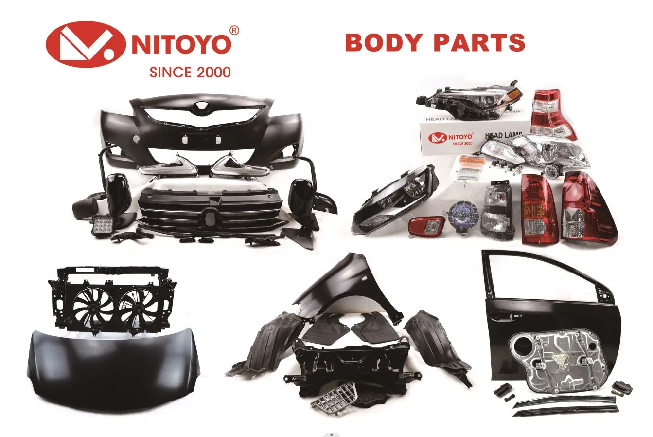 Противотуманная фара Nitoyo для Ssangyong New Actyon 2012-2020