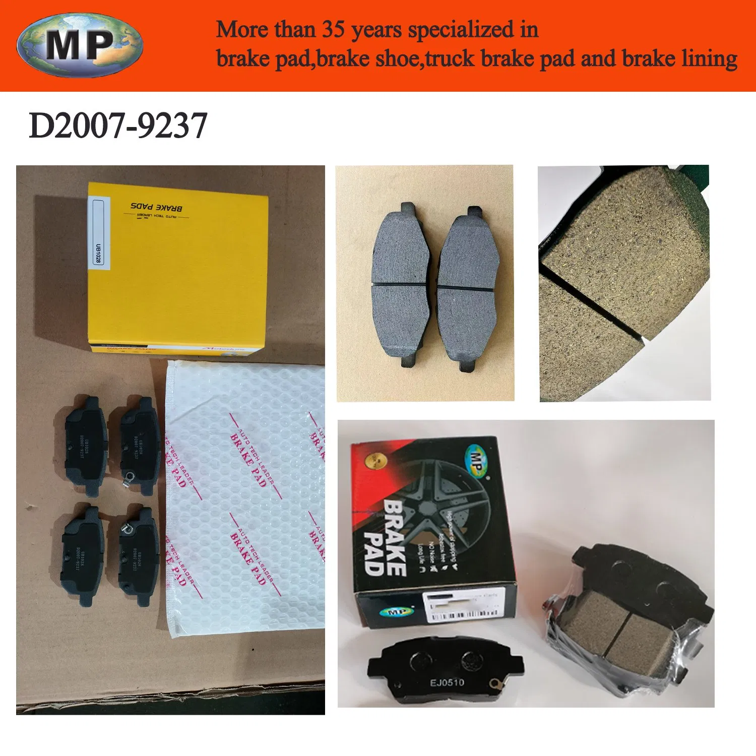 Тормозные колодки для KIA Rio, керамические