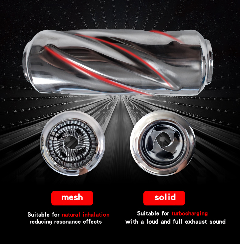 Универсальный резонатор глушителя Tornado для авто