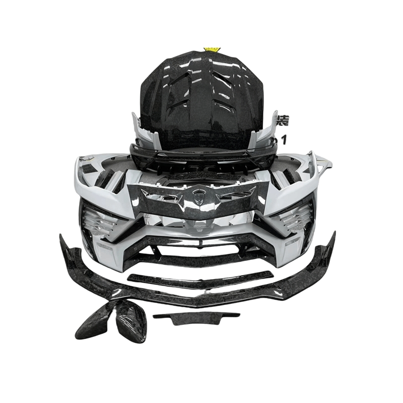 Msy Style Forged Carbon Fiber+Fiberglass Rear Diffuser Bumper Trunk Spoiler Racing Wing Body Kit for Lamborghini Urus