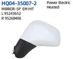 Auto Parts Rear View Mirror for Chevrolet Trax 2014 (95243965/95243955/95243652/95268406)