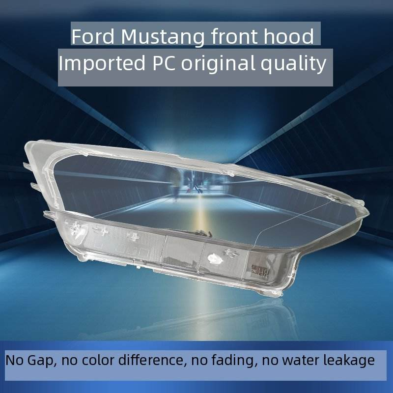 Headlight Lens Cover for Ford Mustang 2015-2017 Transparent Headlamp Shell Replacement Clear Plastic Mask Cover S550 Parts