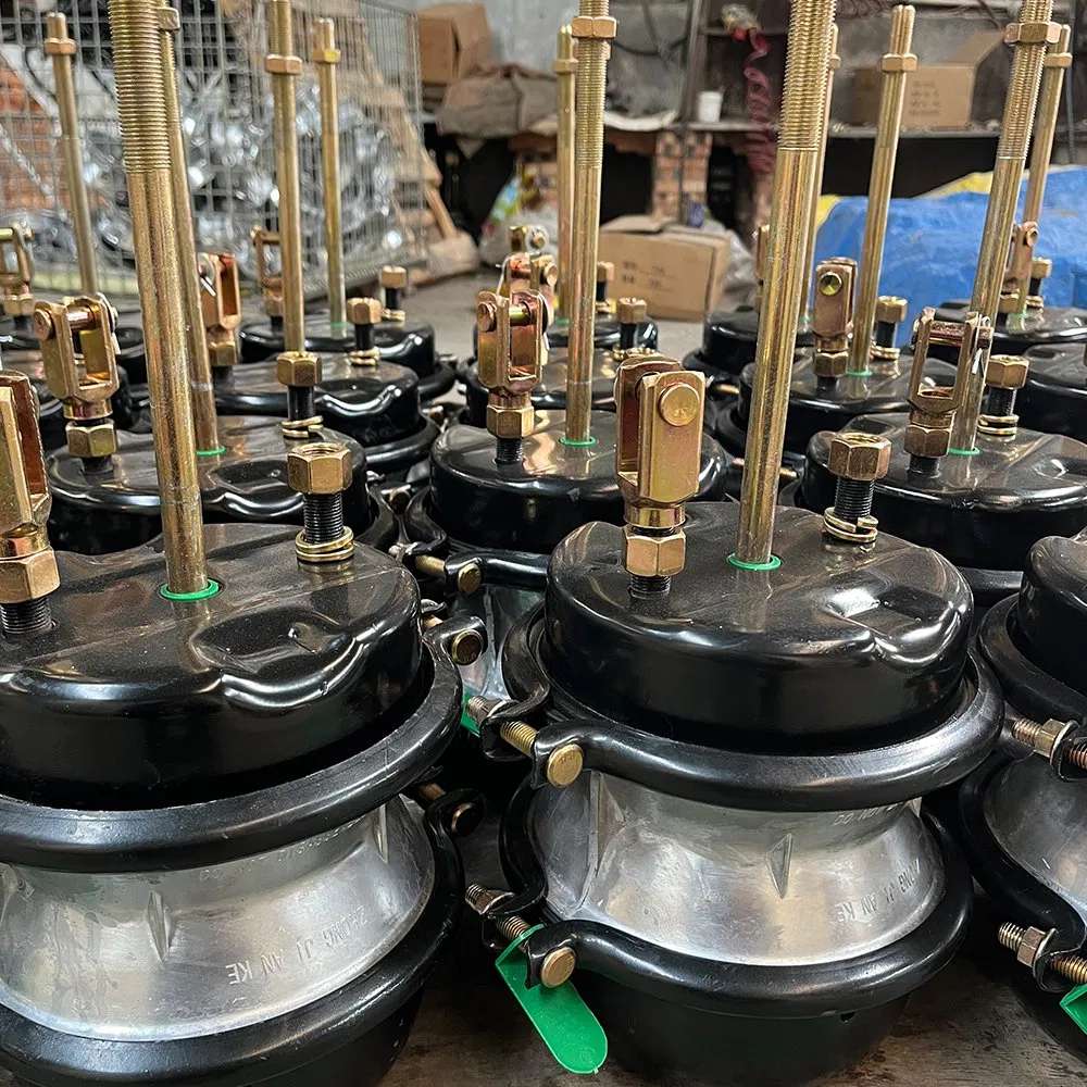 Brake Chamber T30/30dd T24/24dd Double Air Spring Semi Trailer Truck Brake System Diaphragm Piston Booster Sinotruck Truck Parts 3030 Brake