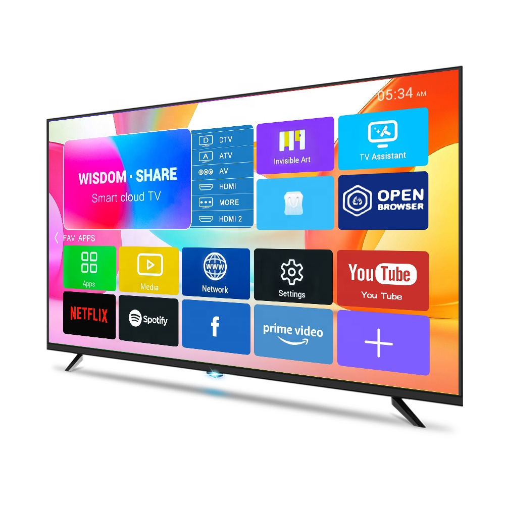 Бескаркасный LED-телевизор Smart TV 32–100 дюймов Google WebOS OLED QLED