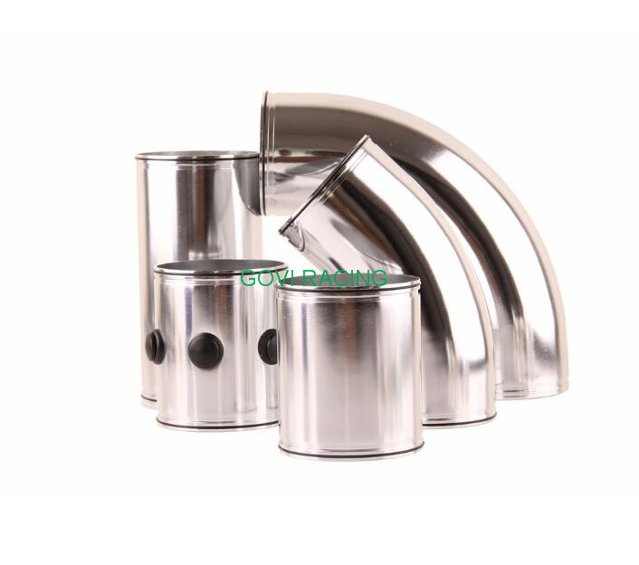 Универсальный алюминиевый воздуховод 76мм с кронштейном