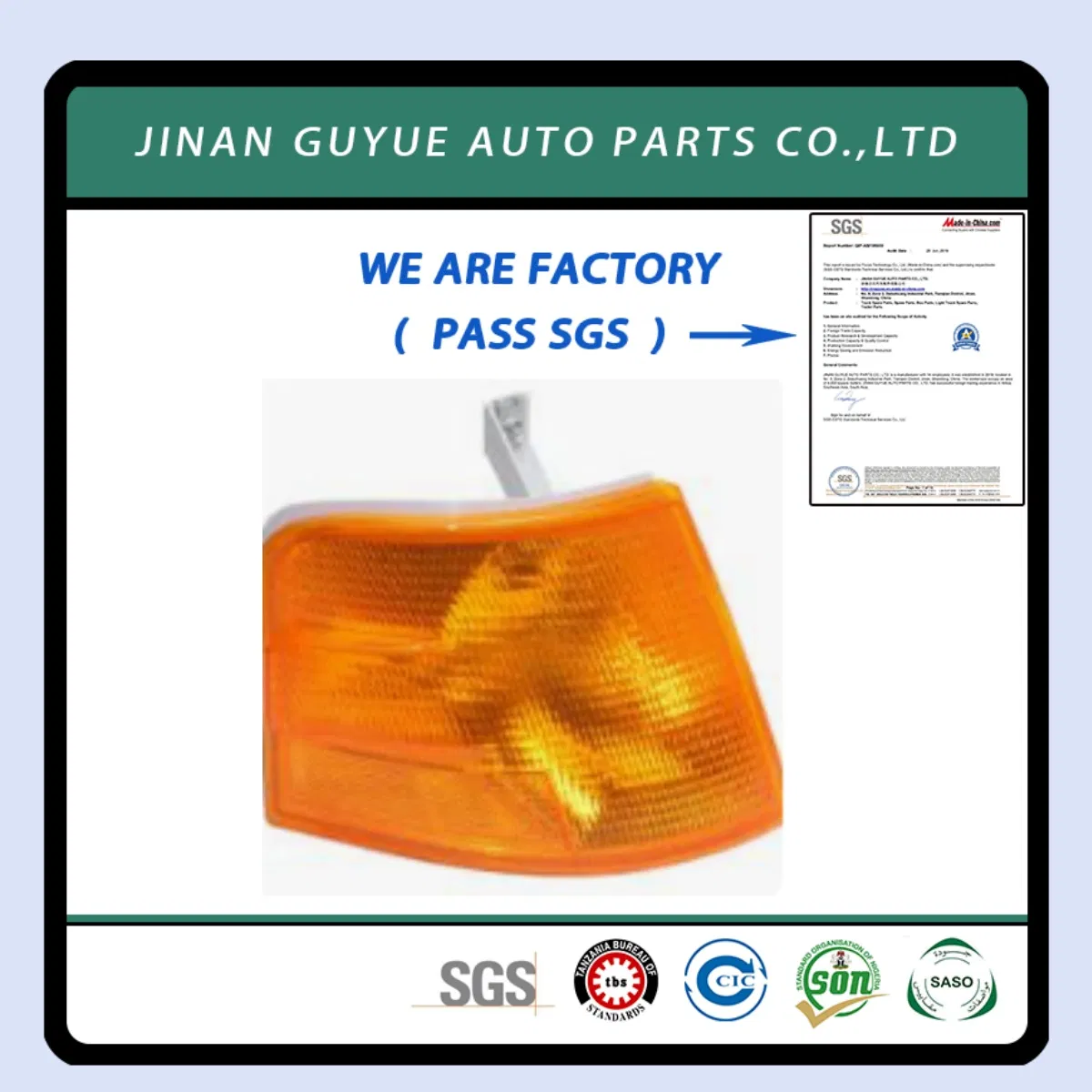 Пластиковый указатель поворота для грузовиков Hino, Freightliner, Isuzu