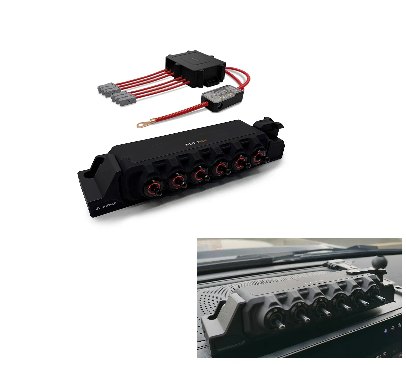 Smart Universal Wireless Auto Auxiliary Switch 6-Channel Light Control Switch