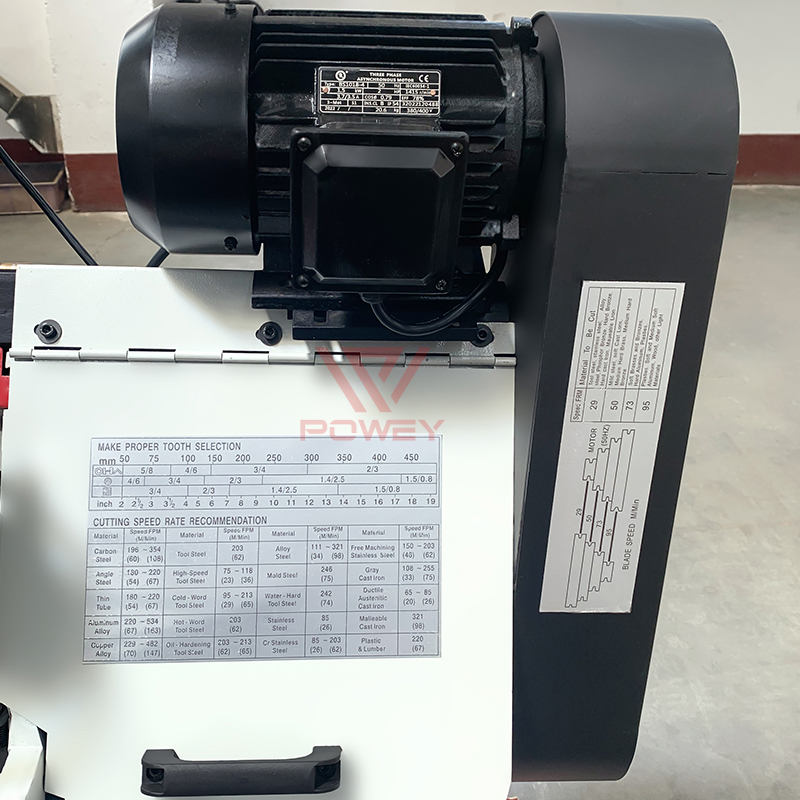Ленточная пила по металлу угловая BS-1018R, простая в эксплуатации