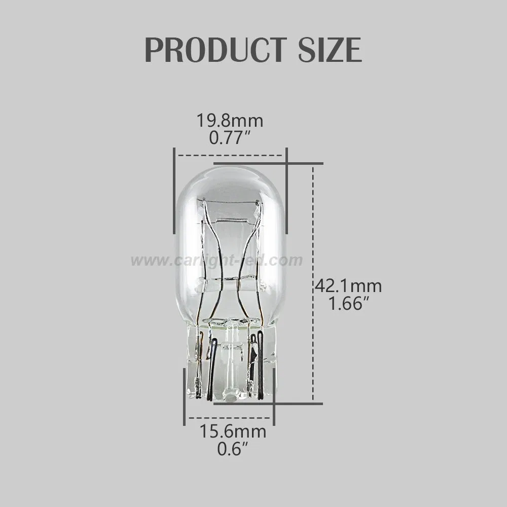 Лампа стоп-сигнала W21/5W T20 7443 галогенная