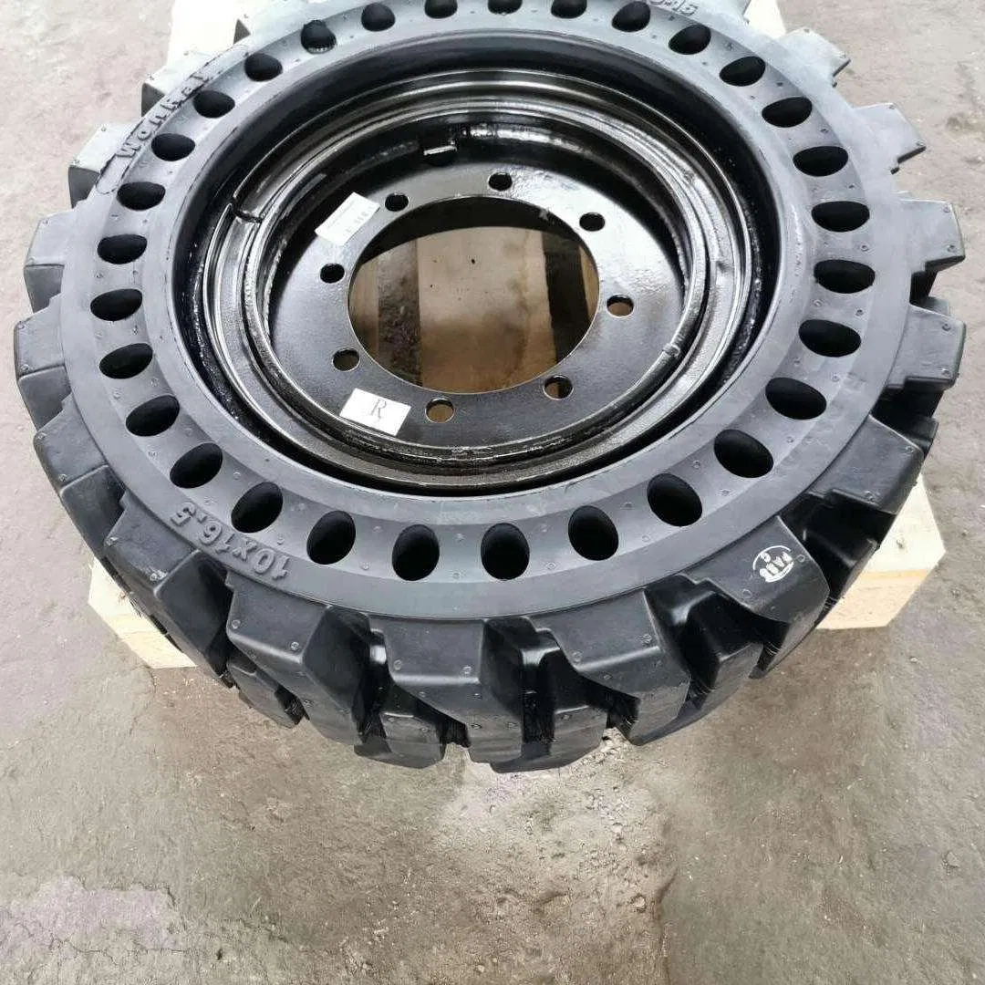 Wonray Brand High Quality Solid Skid Steer Tires 12X16.5 Non Marking Wheel