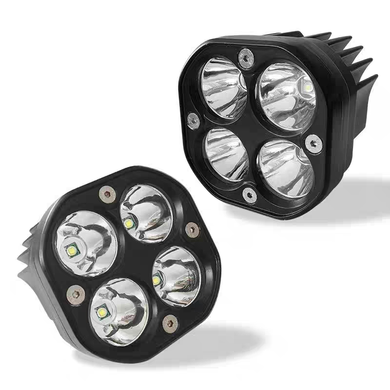 Влагозащищенный прожектор для мотоцикла с противотуманной фарой