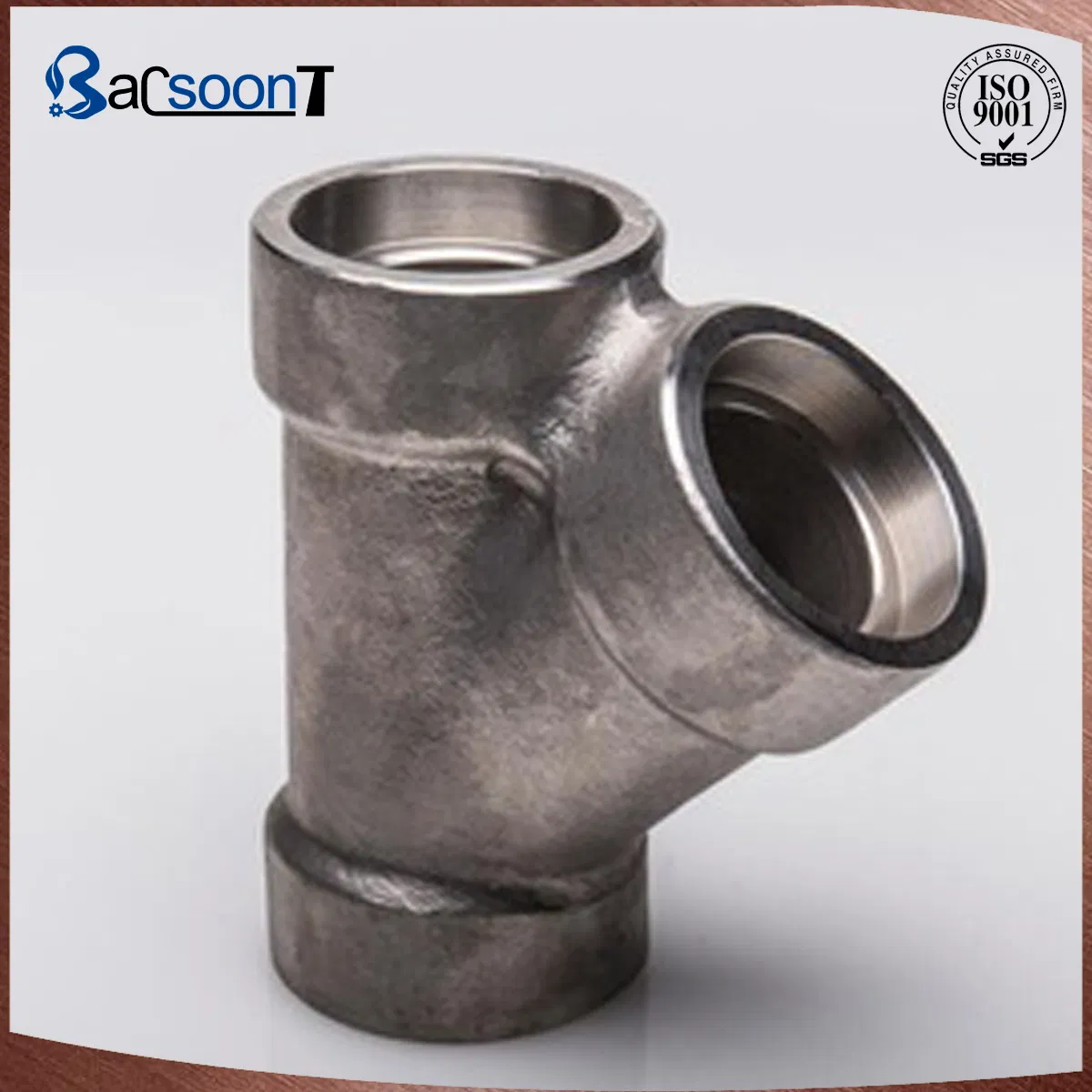Customized Stainless Steel Precision Casting Pipe Fitting/Y Piece with Sandblasting/Machining/Mirror Polishing