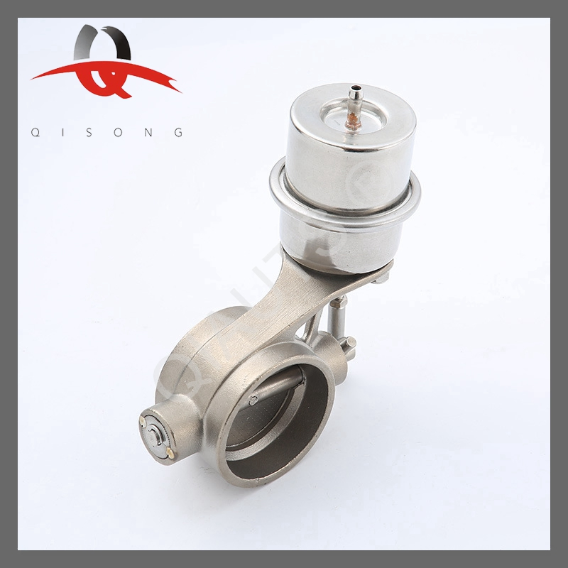 Пневматический клапан с системой контроля шума выхлопа