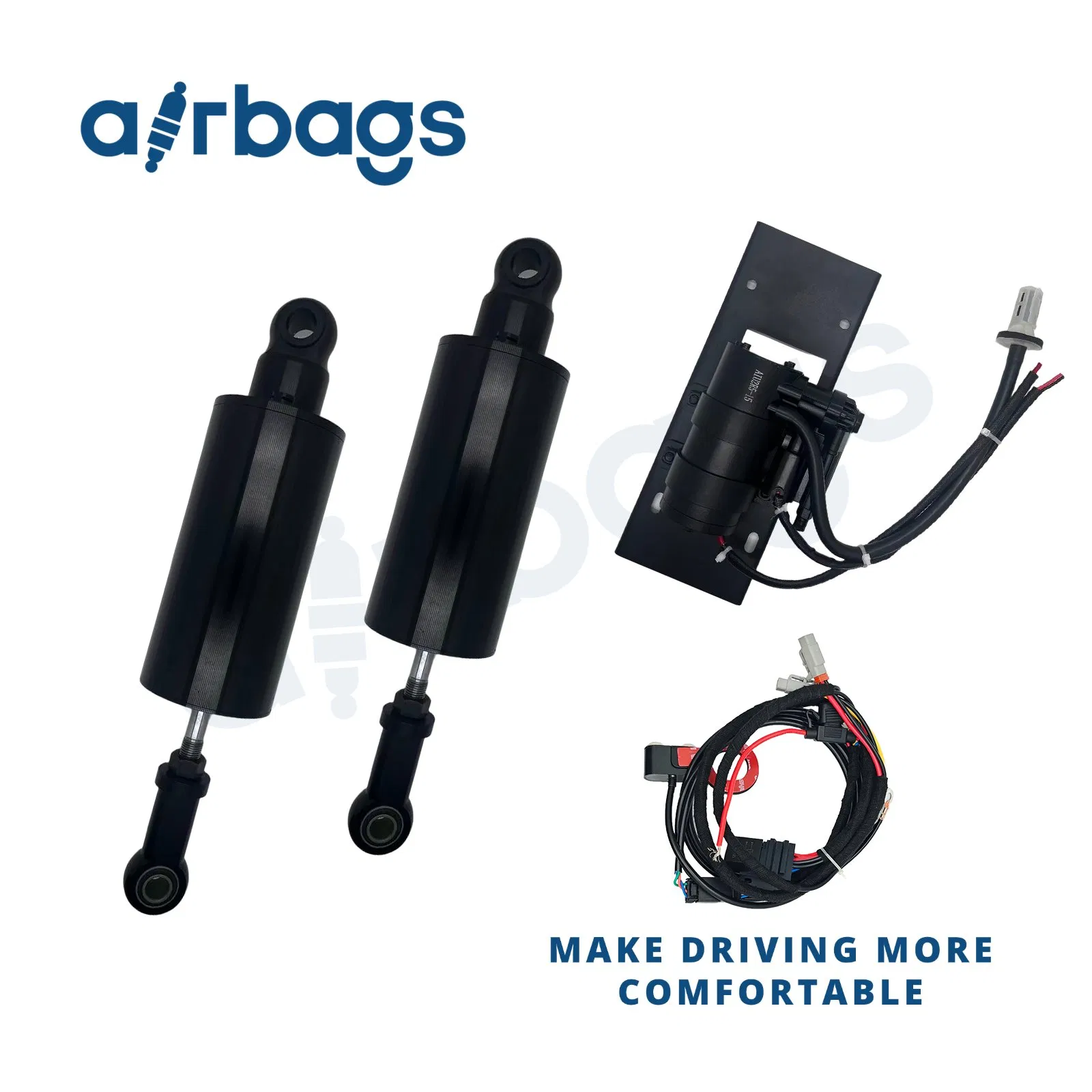 Задний амортизатор Air Shock для Harley Touring, Softail, Dyna