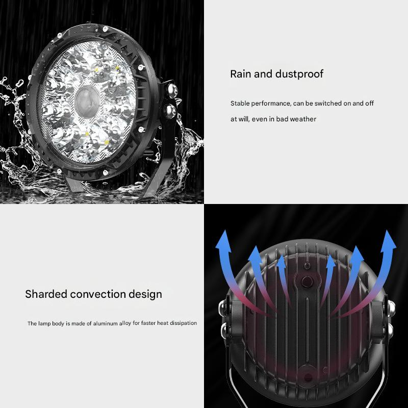 Extra-Road Vehicle Driving Laser Cannon Super LED High Beam Front Bumper Auxiliary Spotlight