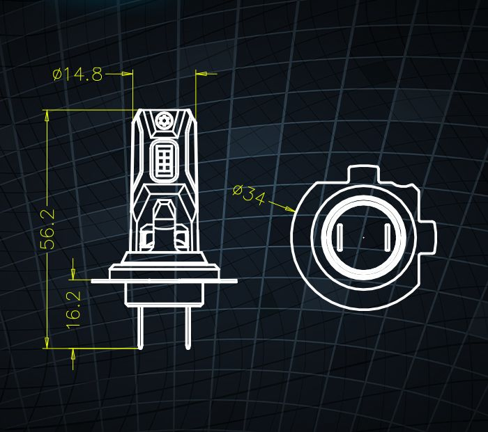 Deerxuan D6 Car Bulb Lamp LED Headlight