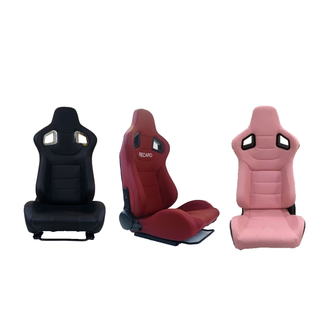 Universal Racing Seat Adjustable Black Carbon Fiber Bus Seat