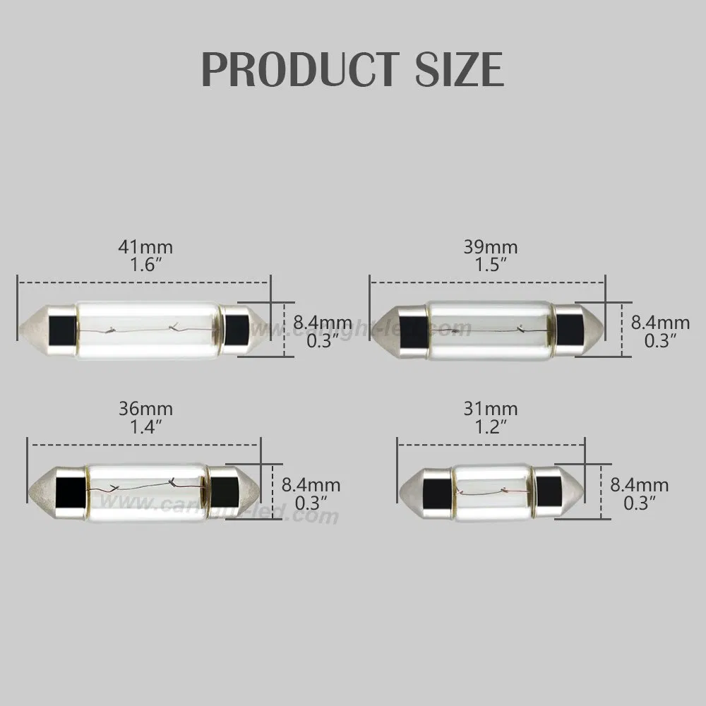 Лампы подсветки номерного знака для авто