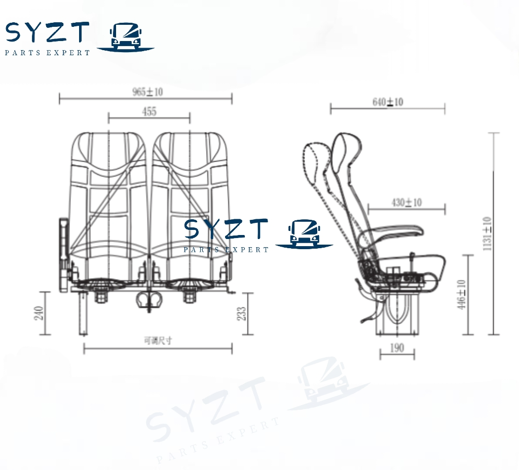 Ergonomic High-Strength Bus Seats Featuring Colorful Creative Prints Multi-Model Compatibility