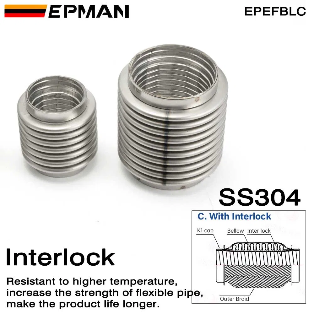 Гофрированная труба глушителя Epman SS304