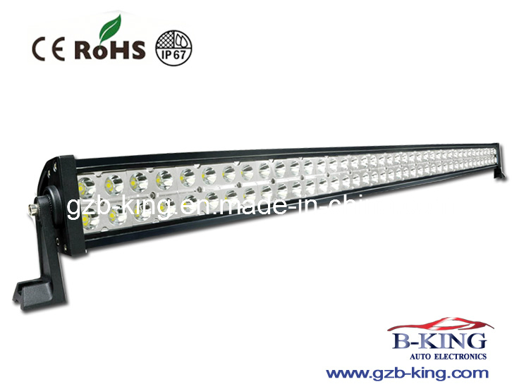 IP67 9-30V 288watts 50inch Curved LED Light Bar