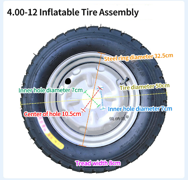 Electric Vehicle Front Fork External Spring Shock Absorber Front Wheel Steering Assembly
