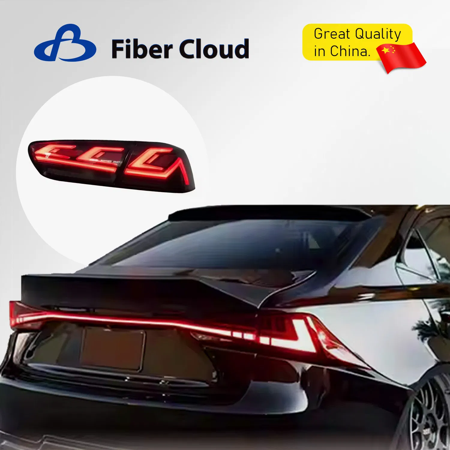 Modified Car Tail Light LED Lamp Rear Light W204 C200 2007- 2014