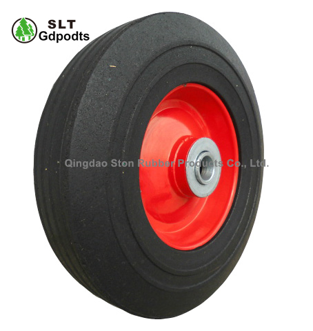 10 Inch Heavy Duty Trolley Wheels Rubber
