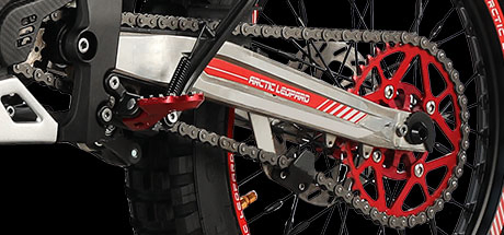 Arctic Leopard Snow Leopard Ex800/700 Extremely Strong Power 75V25kw Electric off Road Motorcycle