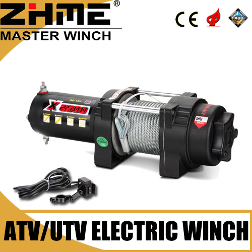 2500lbs 12V ATV Pulling Winch