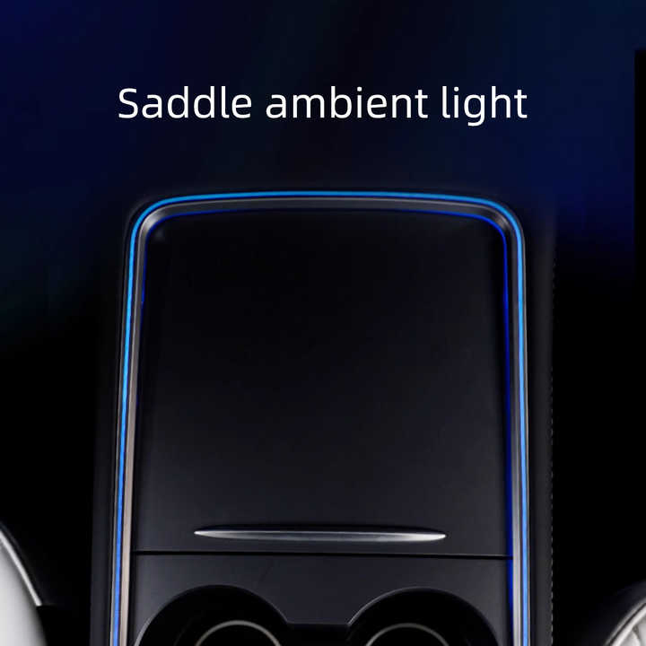 Светодиодная подсветка салона для Tesla Model 3/Y, 64 цвета