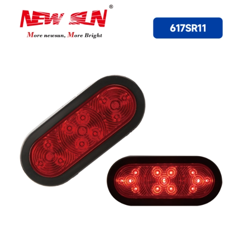 LED Truck Trailer LED 6" Tornado Series Round Stop/Turn/Tail Light