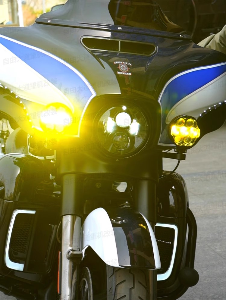 Мощный прожектор J7as 280W для BMW GS 1200/1250 Adv