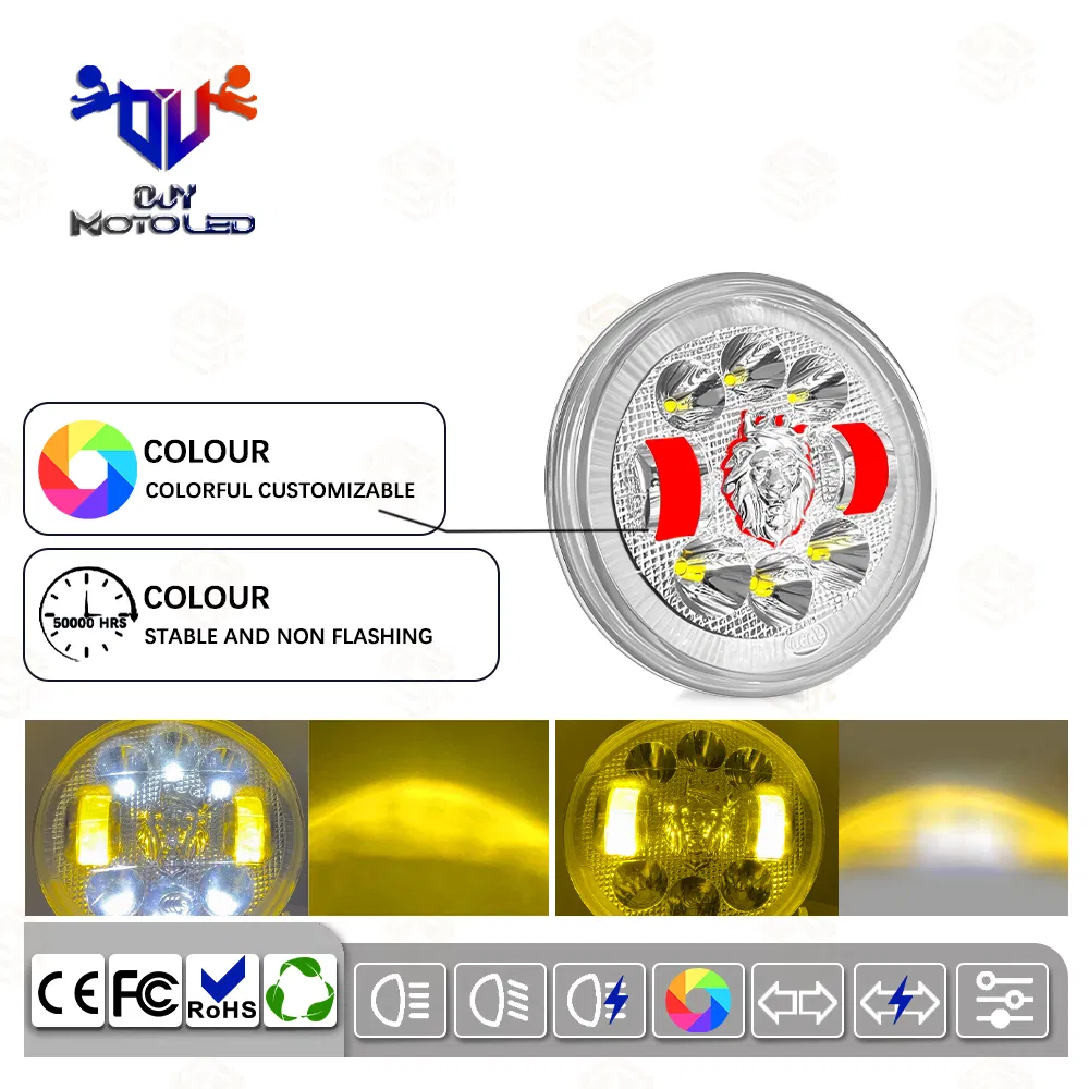 LED-фара для мотоцикла энергосберегающая, простая установка