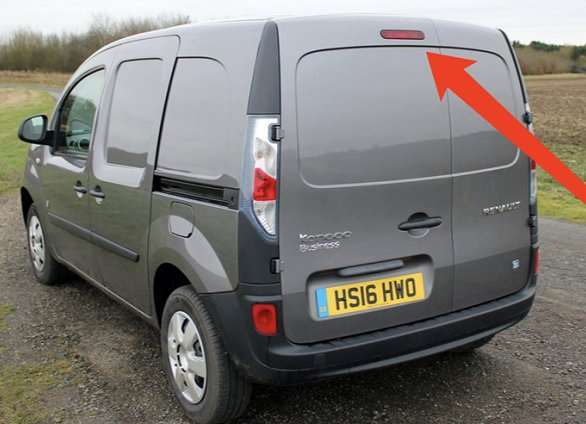 Стоп-сигнал с камерой для Renault Kangoo, Mercedes Citan, Dacia Dokker