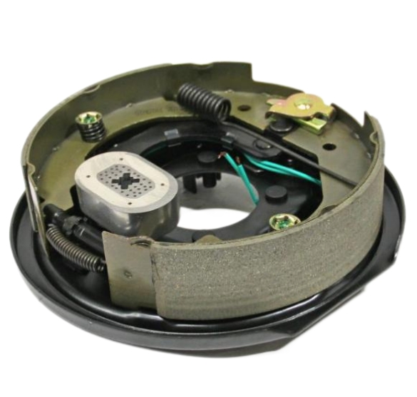 Lever Trailer Brake Backing Plate 3500lbs Dexter 10 Inch Brake Shoes Magnet Included