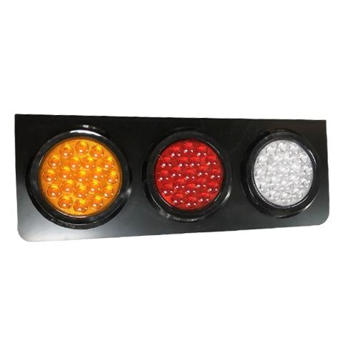 Универсальный круглый светодиодный габаритный фонарь 60 LED, 24V