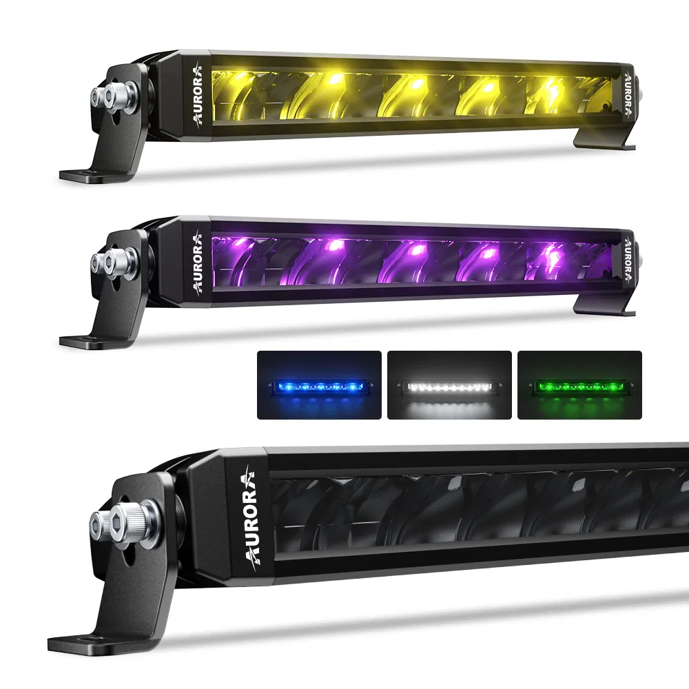 Aurora New Car RGB LED Light Bar Offroad IP69K LED Light Bar
