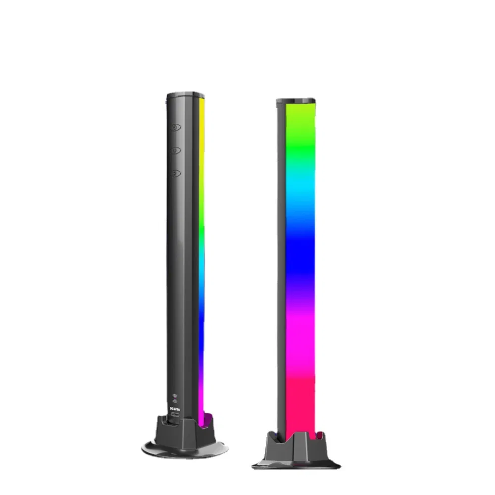 APP Bluetooth Pickup Light Voice Control Creative RGB Induction Light LED Music USB Rhythm Desktop LED Atmosphere Light Bar