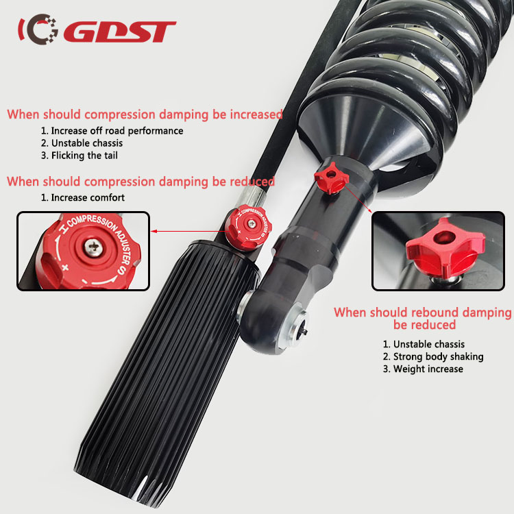 GDST Adjustable Bypass Shock Absorber for Toyota Fj Crusier Prado 120 150