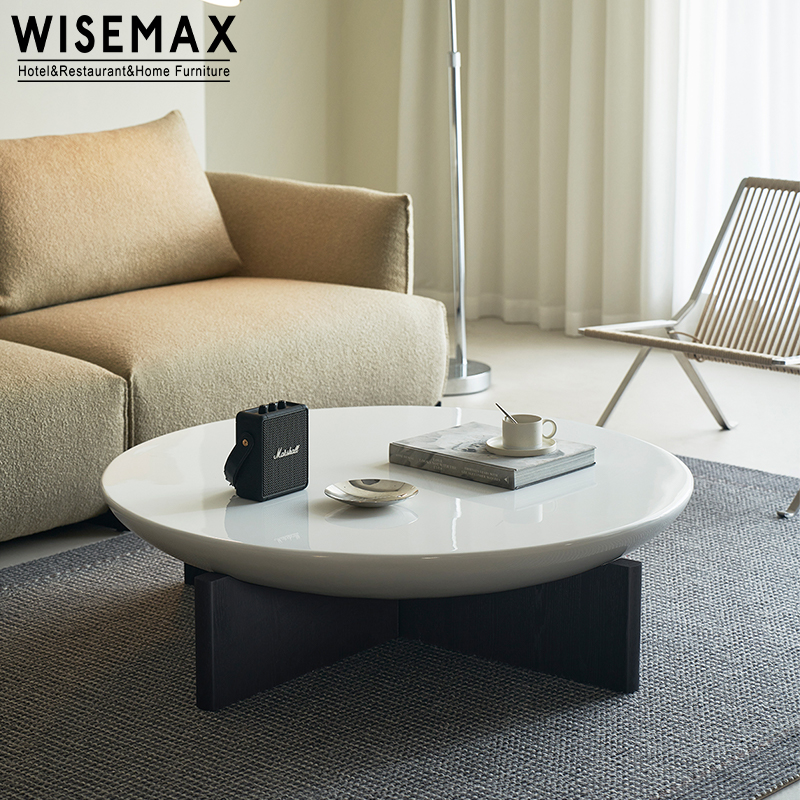 WISEMAX Деревянный кофейный столик для дома