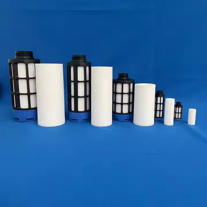 Глушитель выхлопа воздушный 1/8, 1/4, 3/8, 1/2 дюйма