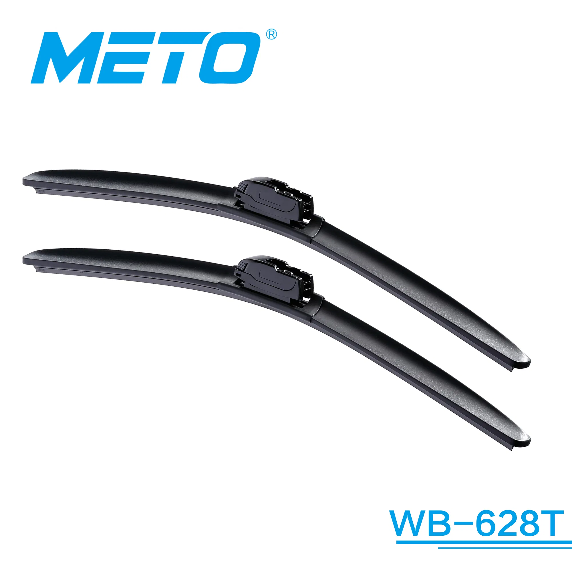 Xiamen Meto Multi-Adapters Auto Car Front Soft Flat Universal Windshield Wiper Blade 18 Adapters