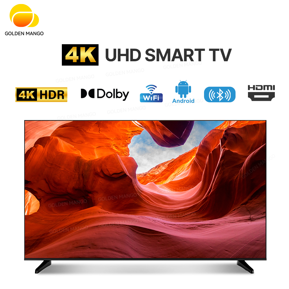 Телевизор Smart Android 4K с закаленным стеклом 75–110 дюймов