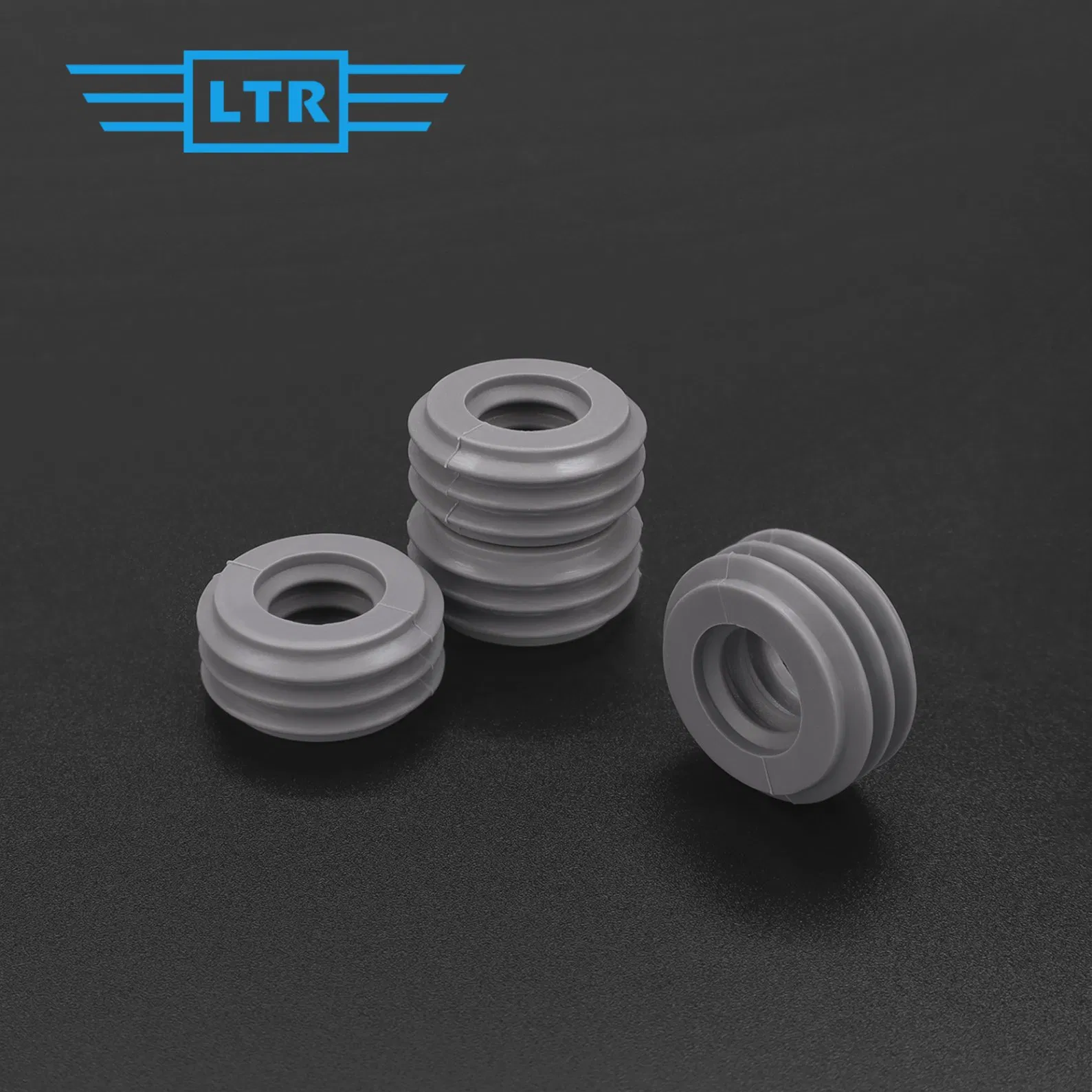 Customized NBR, FKM, EPDM, Silicone Rubber Grommet Protective Coil Cable Wire Protective Ring