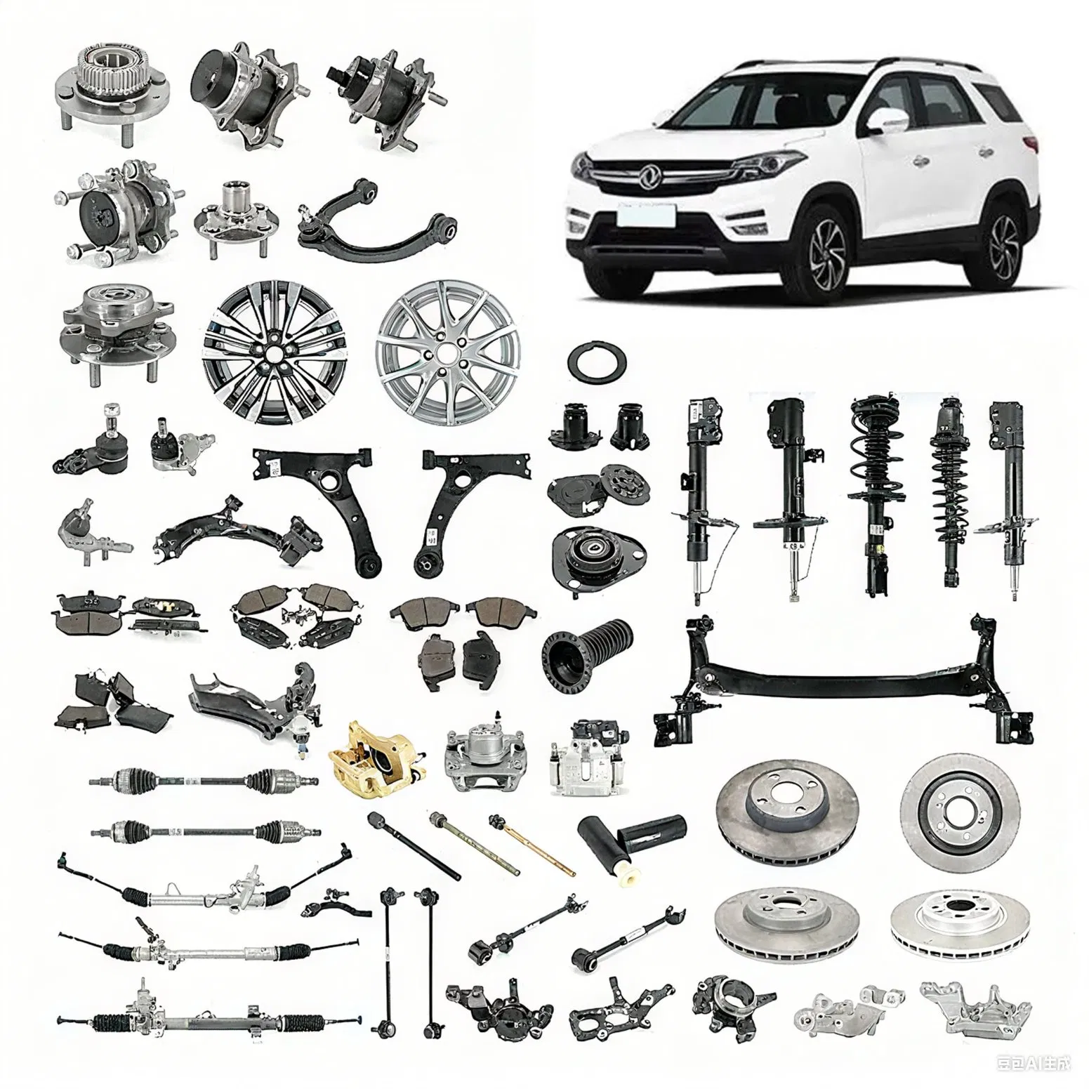 Chinese Car Accessories Changan/Geely/Haval/Chery/Jetour/Omoda/JAC/Byd All Available for Dongfeng Fengon IX5/IX7/580 Voyah Auto Accessories Auto Spare Parts