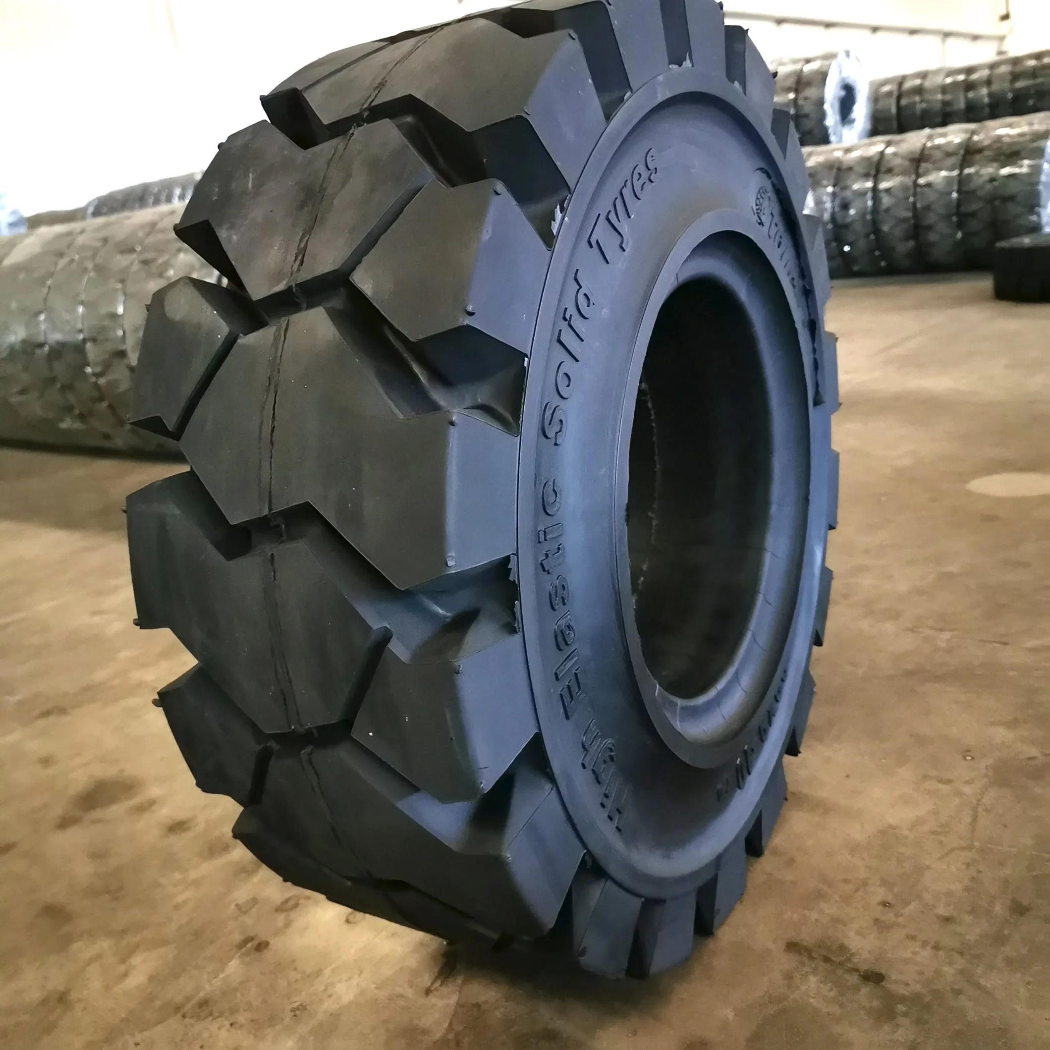 Leihu Superhama Top Quality Tires Factory 23X9-10 Electric Forklift Solid Tire Industrial Rubber Tire